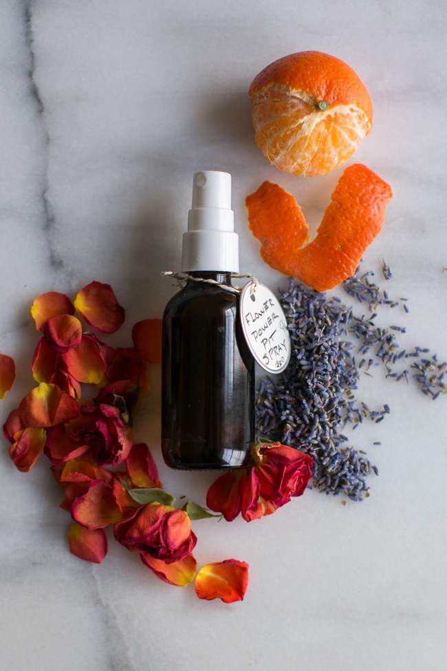 Flower Power DIY Deodorant Spray