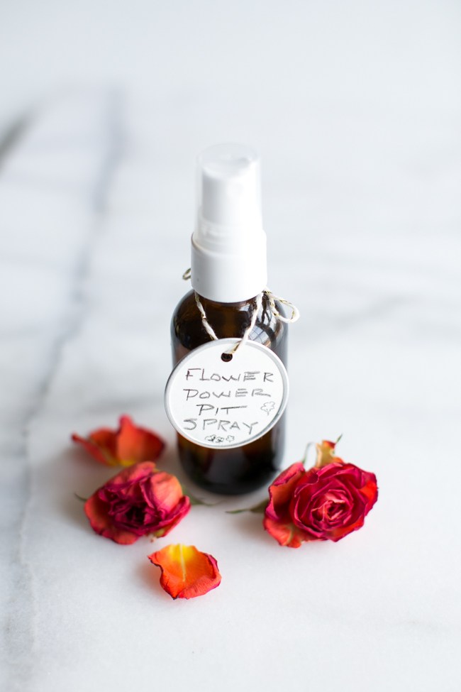 Flower Power DIY Deodorant Spray