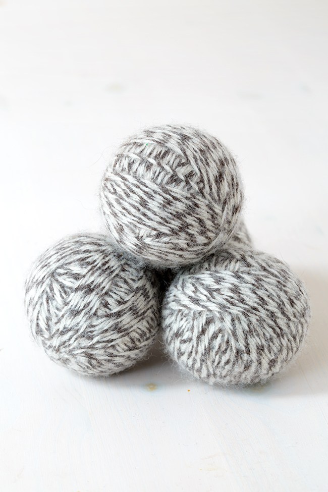 DIY Wool Dryer Balls | Hello Glow