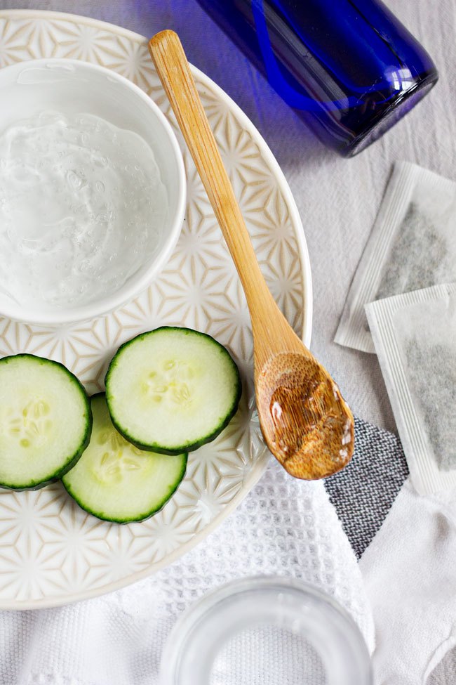 DIY Cucumber and Green Tea Body Spray