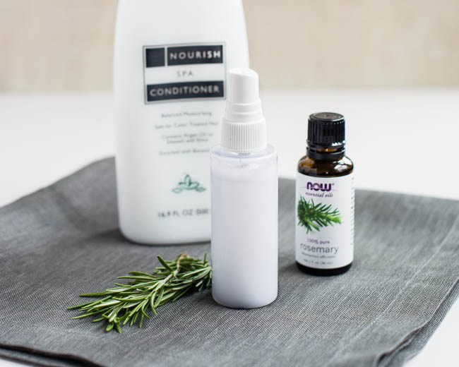 DIY Detangling Spray with Rosemary | Hello Glow