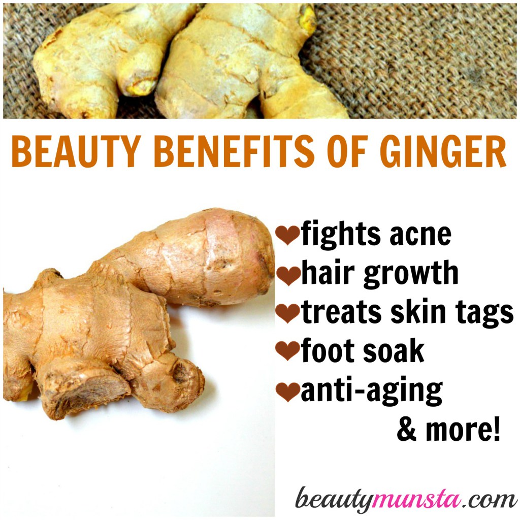 beauty benefits of ginger