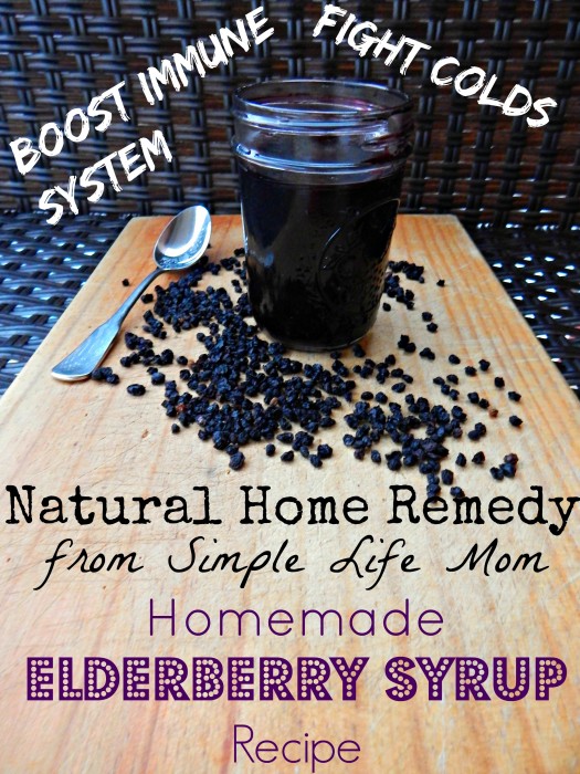 Natural Cold Remedy: Homemade Elderberry Syrup Recipe