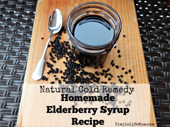 Natural Cold Remedy: Homemade Elderberry Syrup Recipe