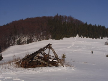 turbacz zimą